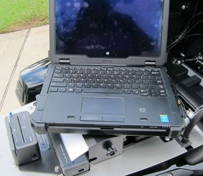 Picture of BMW Laptop Pivot Mount w/Optional Printer Enclosure