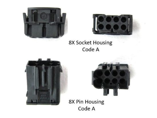 Picture of 8X BMW Pins & Socket Housing 2.5mm K26 Models